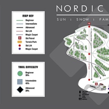 Trail map Nordic Valley Resort