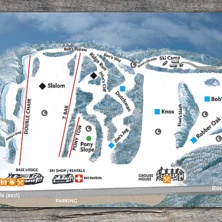 Trail map Otis Ridge Ski Area