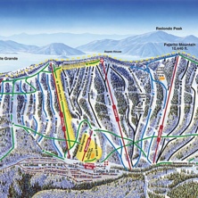 Trail map Pajarito Mountain Ski Area