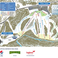 Trail map Paoli Peaks
