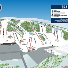 Trail map Perfect North Slopes
