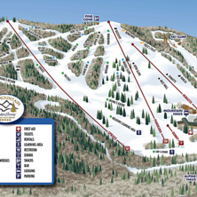 Trail map Pine Mountain