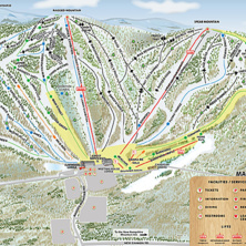 Trail map Ragged Mountain Resort