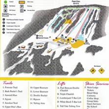 Trail map Ski Sawmill