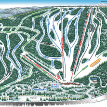 Trail map Snowy Range Ski Area