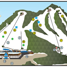 Trail map Spring Mountain Ski Area