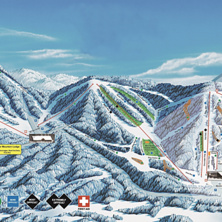 Trail map Titus Mountain