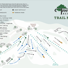 Trail map Treetops Resort