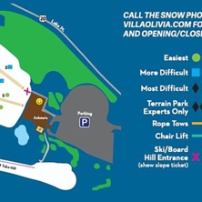 Trail map Villa Olivia
