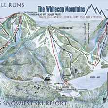 Trail map Whitecap Mountain