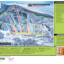 Trail map Crotched Mountain