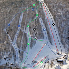 Trail map Mount Pleasant of Edinboro