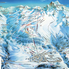 Trail map Aussois