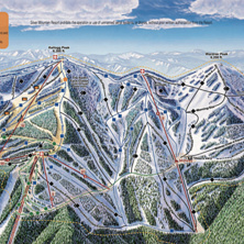 Trail map Silver Mountain
