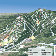 Trail map Sunrise Park Resort