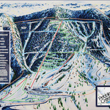 Trail map Pebble Creek Ski Area