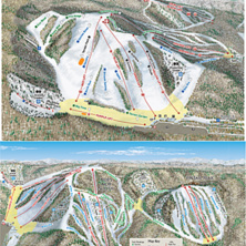 Trail map Nubs Nob Ski Area