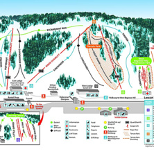 Trail map Glen Eden