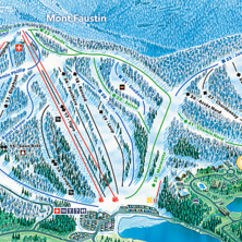 Trail map Mont Blanc