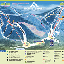 Trail map Mont Ste-Marie