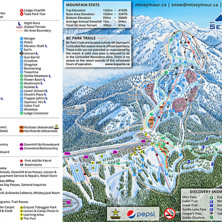 Trail map Mt Seymour