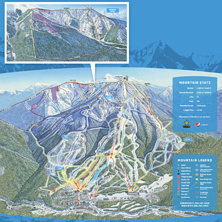 Trail map Panorama Mountain