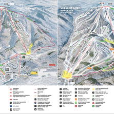 Trail map Tremblant