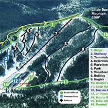 Trail map Loup Loup Ski Bowl