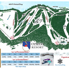 Trail map Otsego Resort