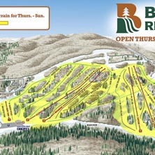 Trail map Snowriver Mountain Resort