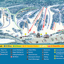 Trail map Trollhaugen