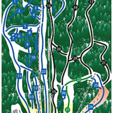 Trail map Bigrock Mountain