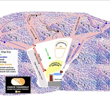 Trail map Arrowhead Ski Area
