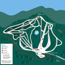 Trail map Middlebury Snowbowl