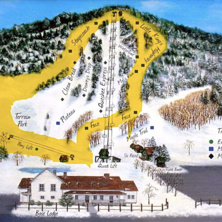 Trail map Quechee