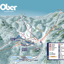 Trail map Ober Mountain