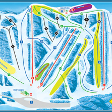 Trail map Canyon Ski Resort