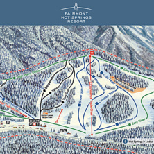 Trail map Fairmont Hot Springs