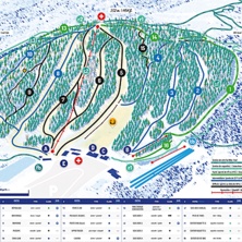 Trail map Mont Farlagne