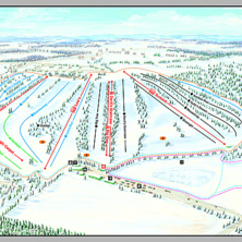 Trail map Mansfield Ski Club