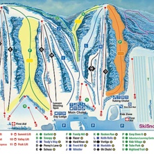 Trail map Snow Valley - Barrie