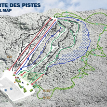 Trail map Mont Rigaud