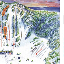 Trail map Sommet Edelweiss