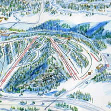 Trail map Sommet Gabriel