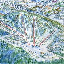 Trail map Sommet Olympia