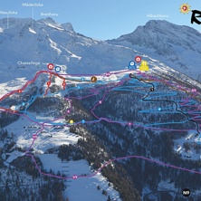 Trail map Rothwald - Brig