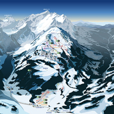 Trail map Ebenalp - Horn