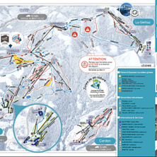 Trail map Combloux