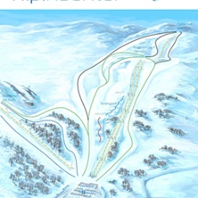 Trail map Stavtjørn Alpinsenter