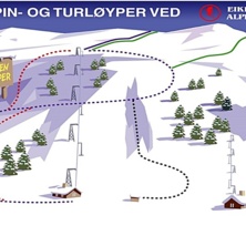 Trail map Eikerapen